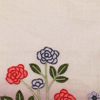 Mul Chanderi Embroidery Fabric