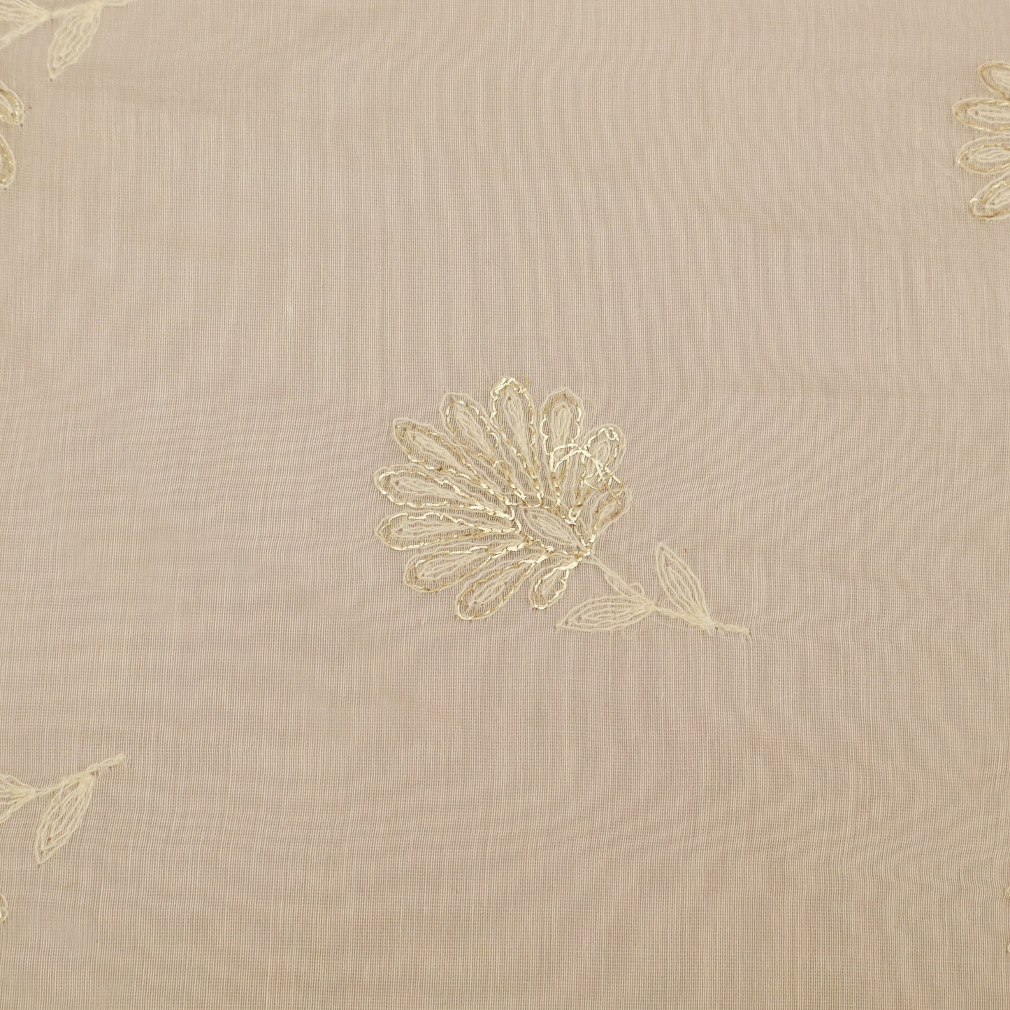 Chanderi Embroidery Fabric