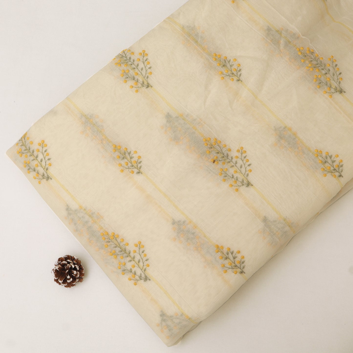Chanderi Boota Fabric