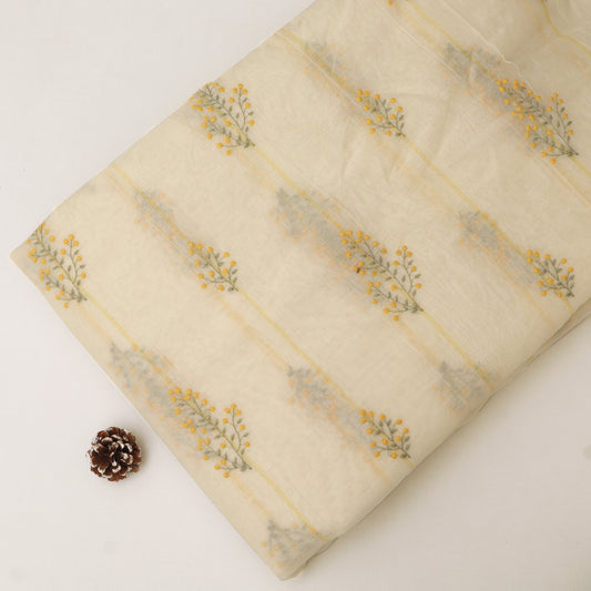 Chanderi Boota Fabric