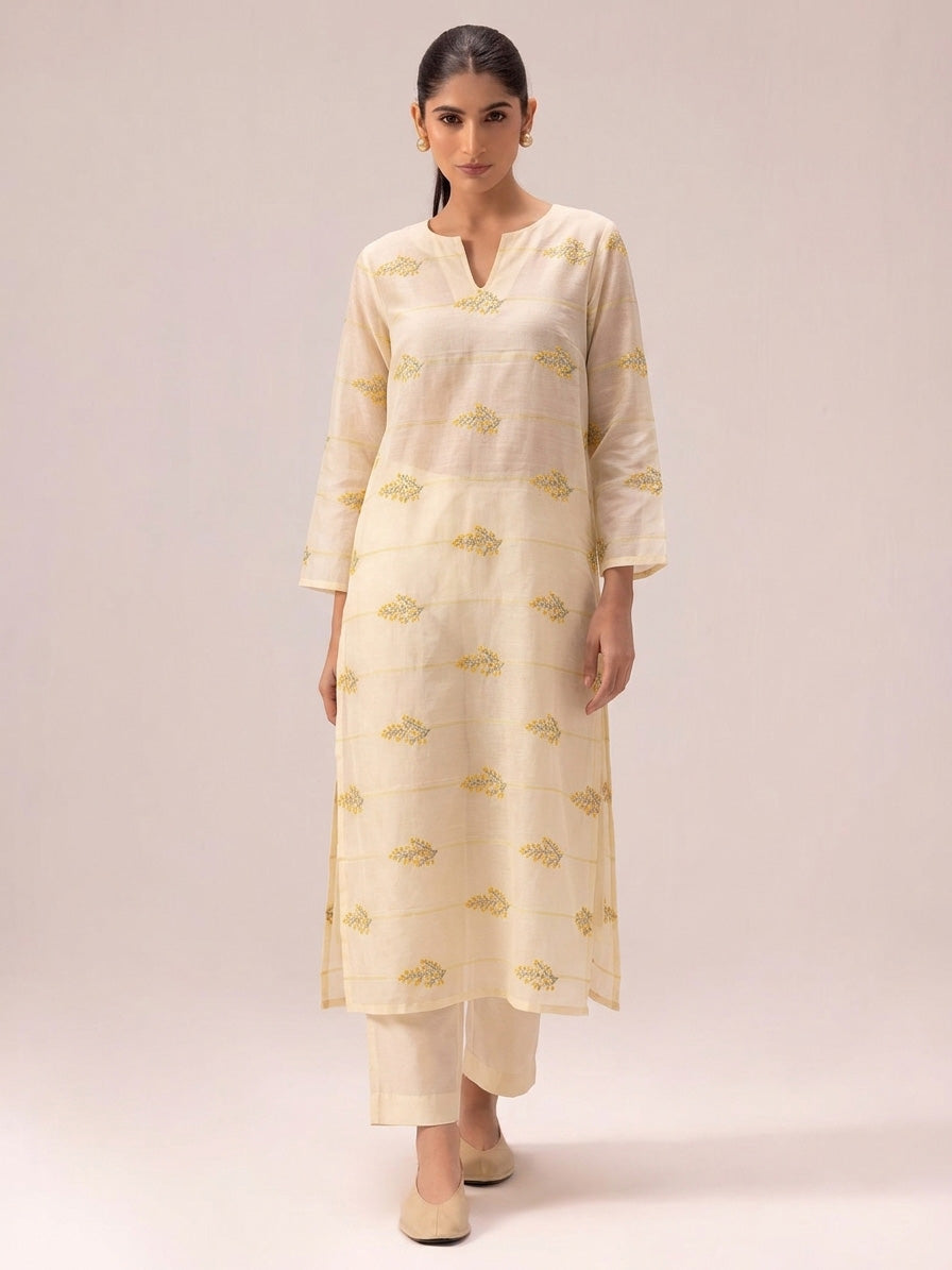 Chanderi Boota Fabric