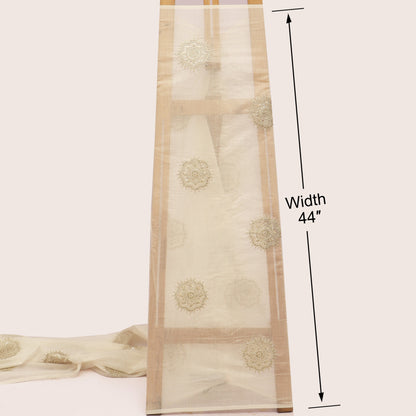 Chanderi Embroidery Fabric