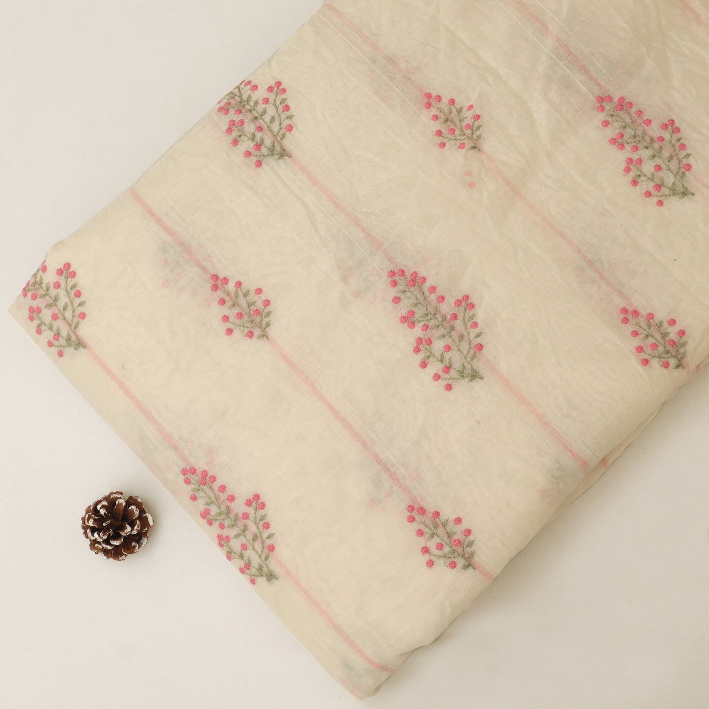 Chanderi Boota Fabric