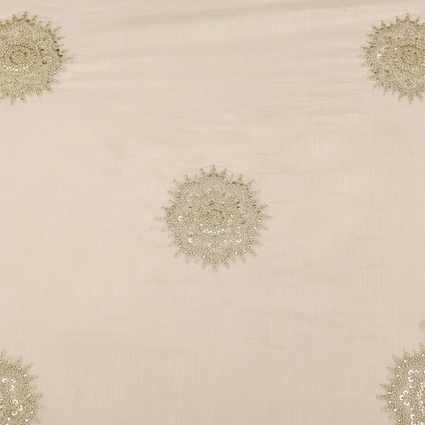 Chanderi Embroidery Fabric