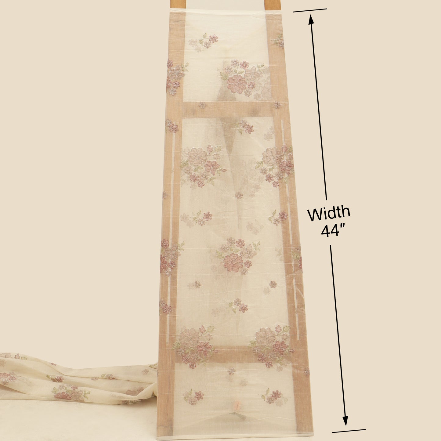 Chanderi Embroidery Fabric