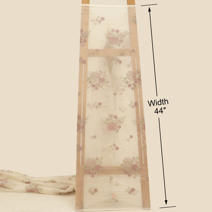 Chanderi Embroidery Fabric