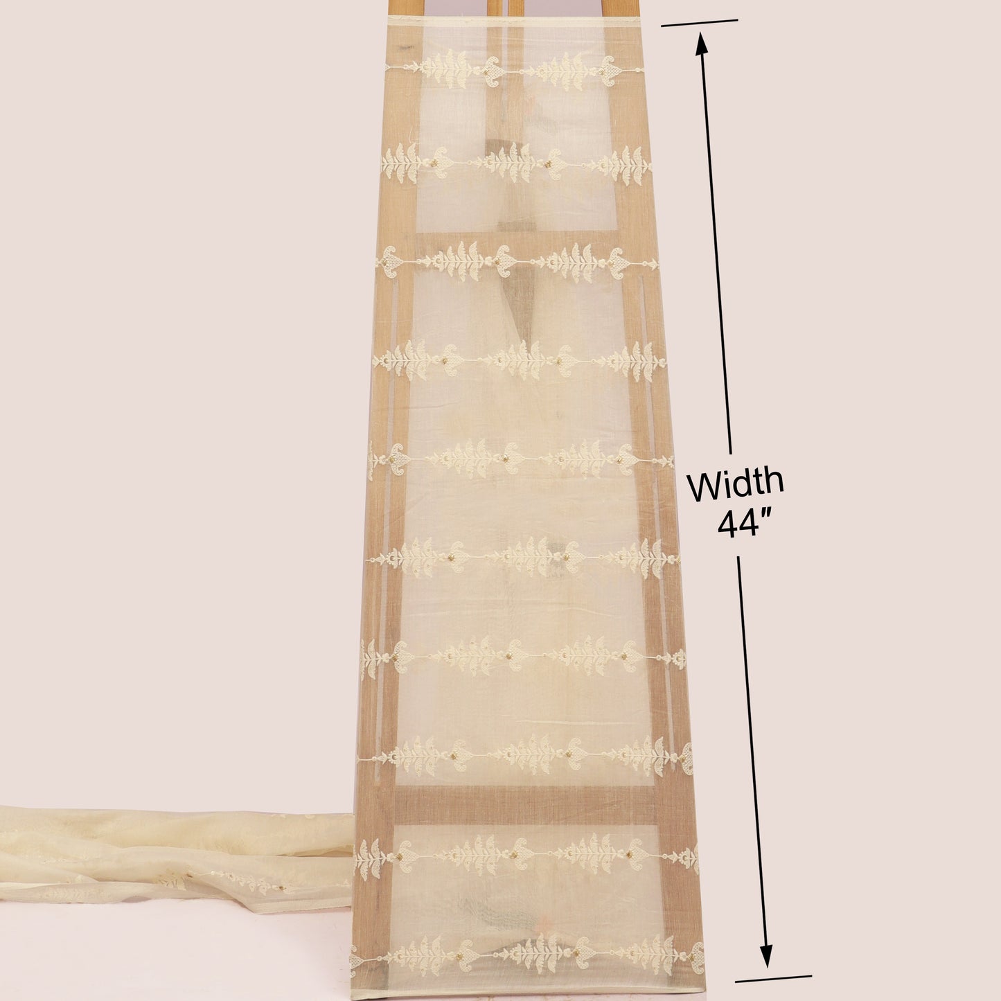 Chanderi Embroidery Fabric
