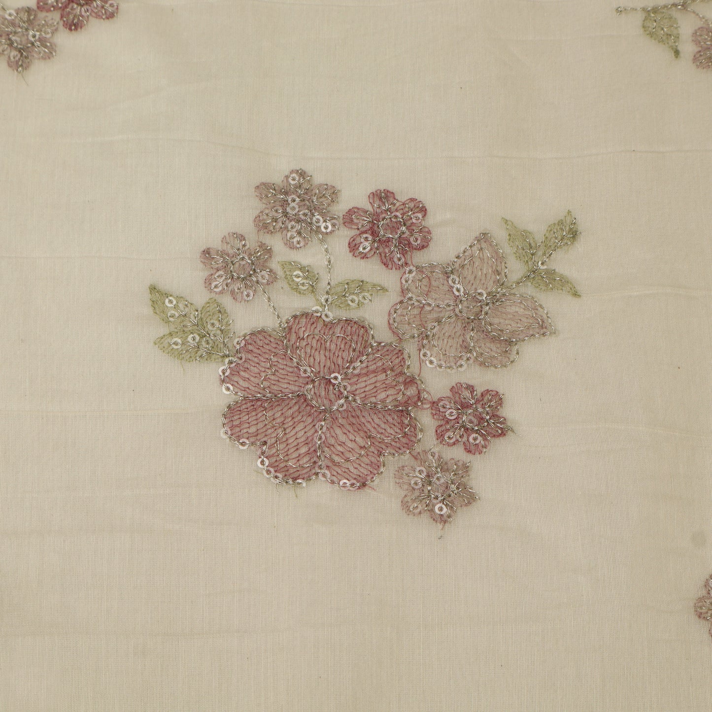 Chanderi Embroidery Fabric
