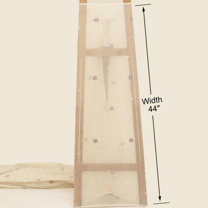 Chanderi Embroidery Fabric