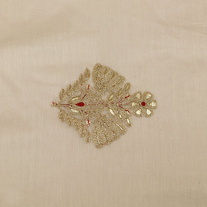 Chanderi Embroidery Fabric