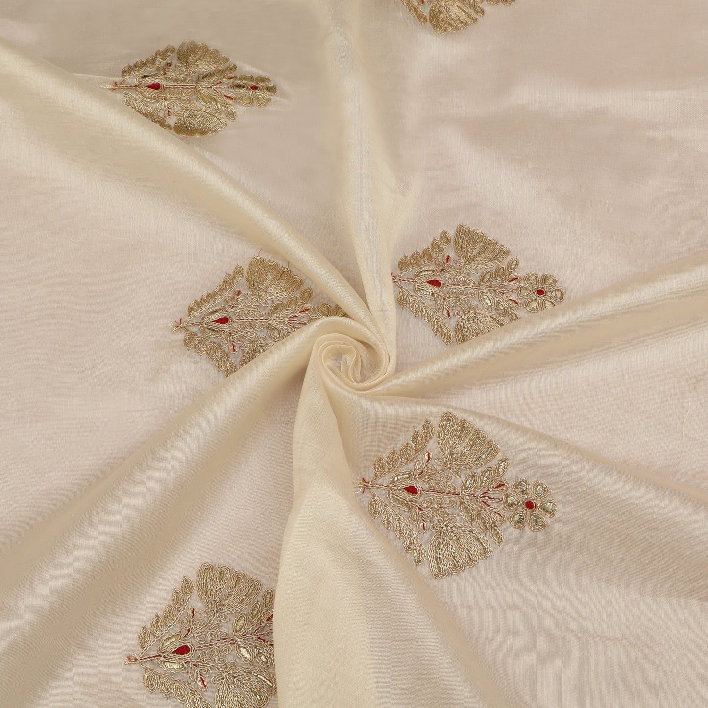 Chanderi Embroidery Fabric