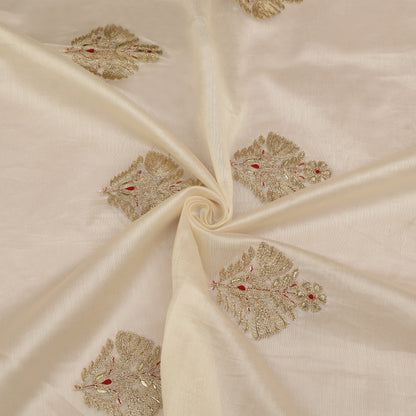 Chanderi Embroidery Fabric