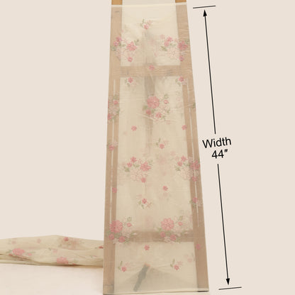 Chanderi Embroidery Fabric