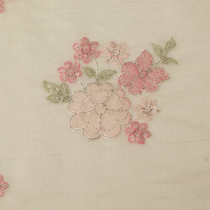 Chanderi Embroidery Fabric