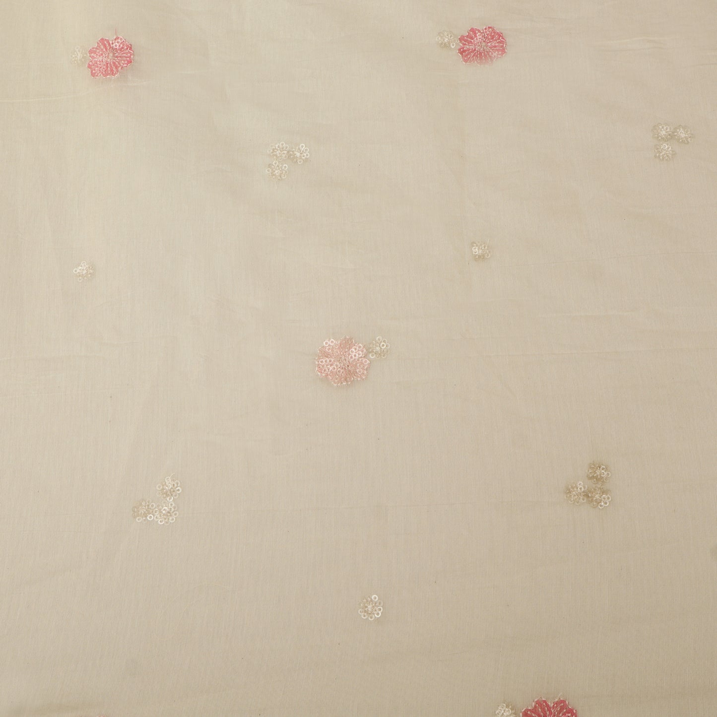 Chanderi Embroidery Fabric