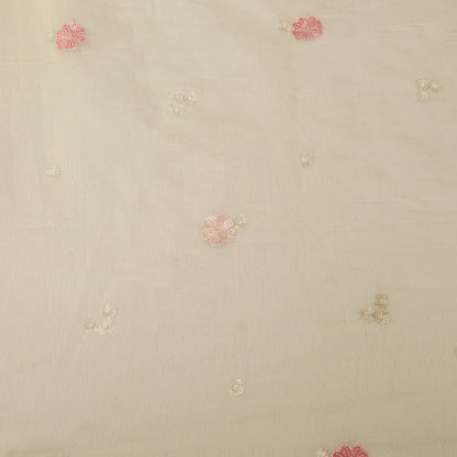 Chanderi Embroidery Fabric