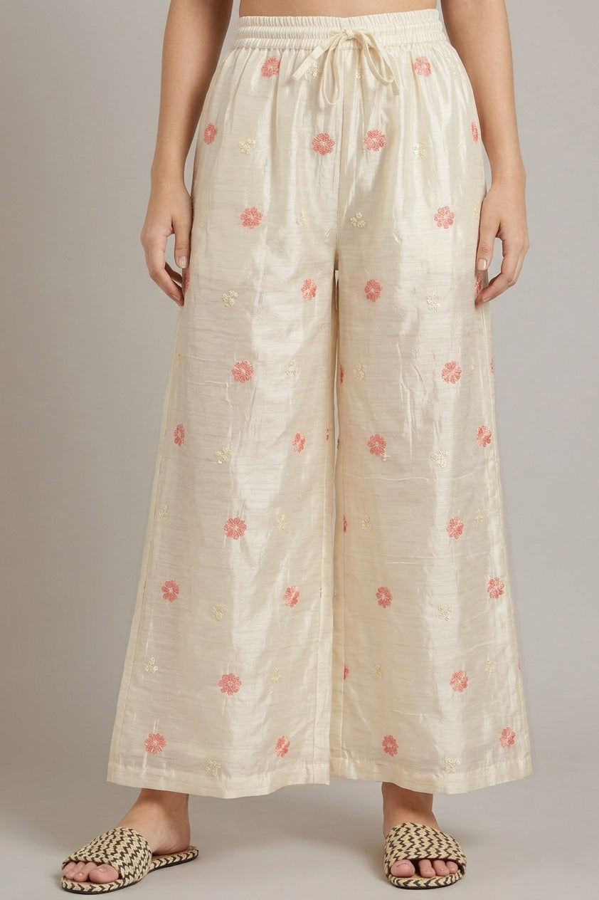 Chanderi Embroidery Fabric