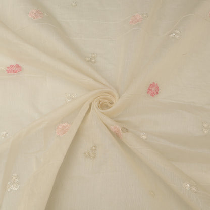 Chanderi Embroidery Fabric