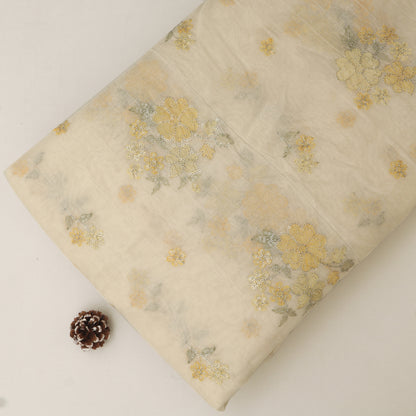 Chanderi Embroidery Fabric