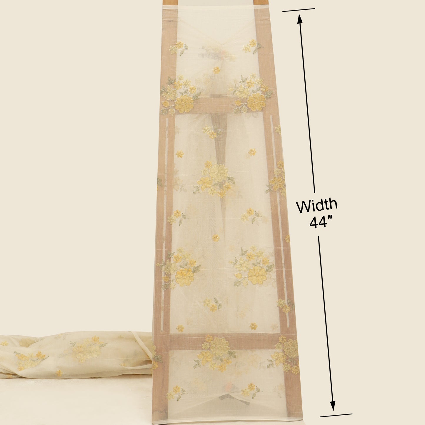 Chanderi Embroidery Fabric
