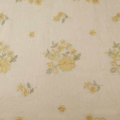Chanderi Embroidery Fabric