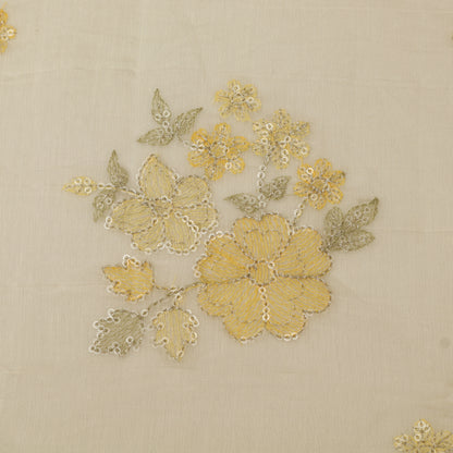 Chanderi Embroidery Fabric