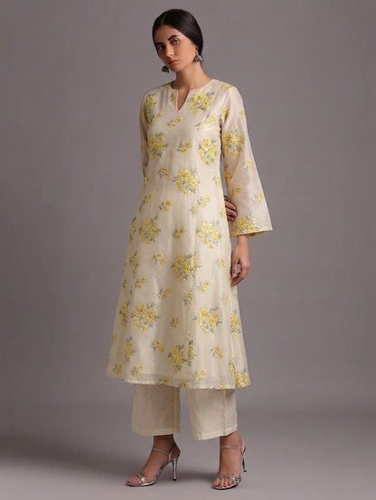 Chanderi Embroidery Fabric