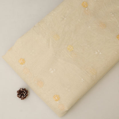 Chanderi Embroidery Fabric