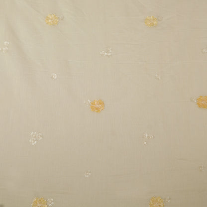 Chanderi Embroidery Fabric