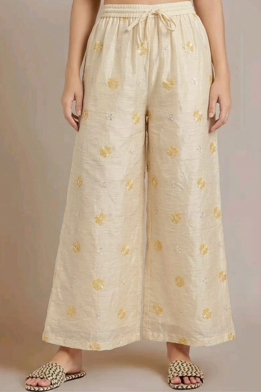 Chanderi Embroidery Fabric