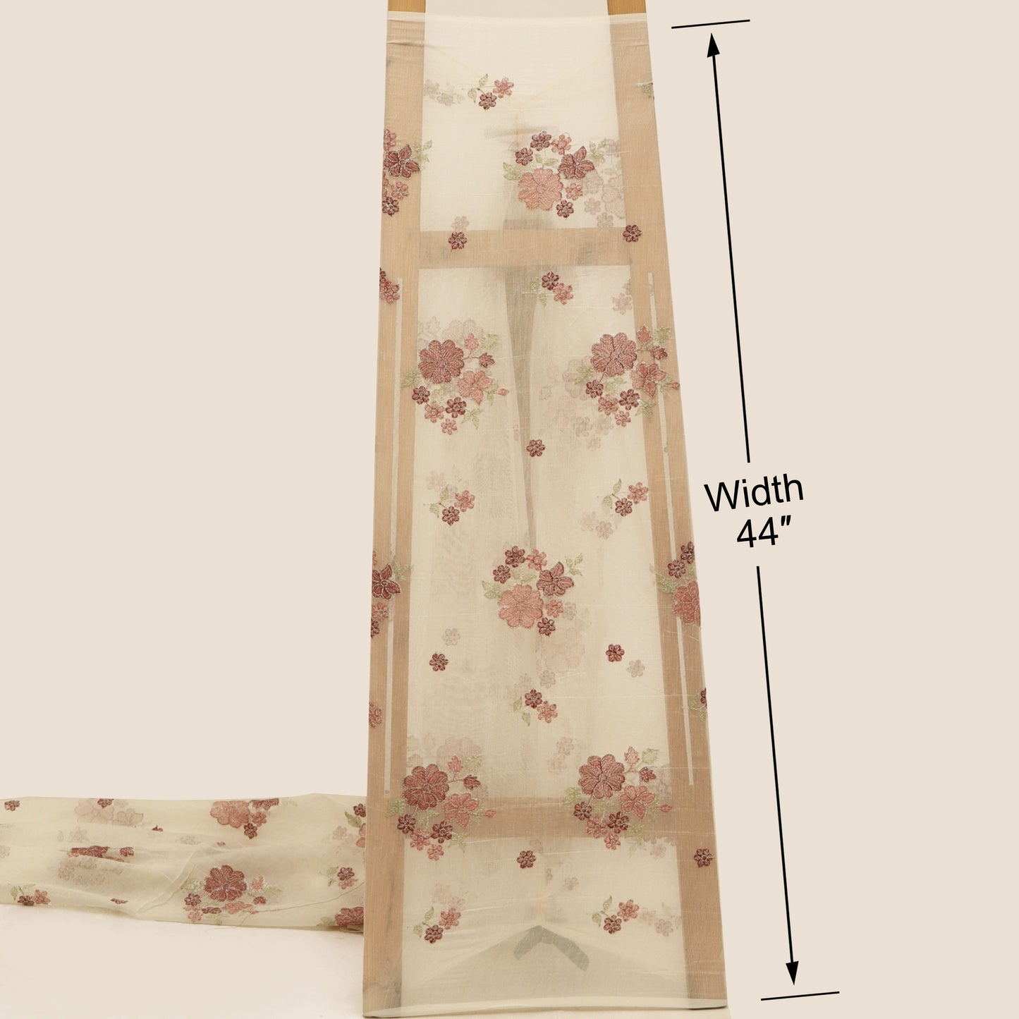 Chanderi Embroidery Fabric