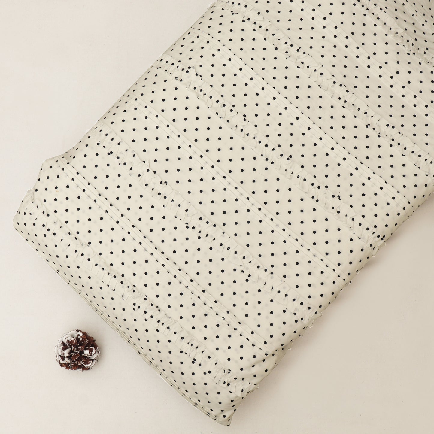 Polka Dot Cotton Satin Print Fabric