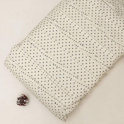 Polka Dot Cotton Satin Print Fabric