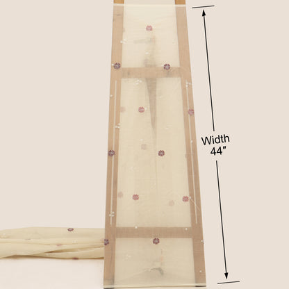 Chanderi Embroidery Fabric