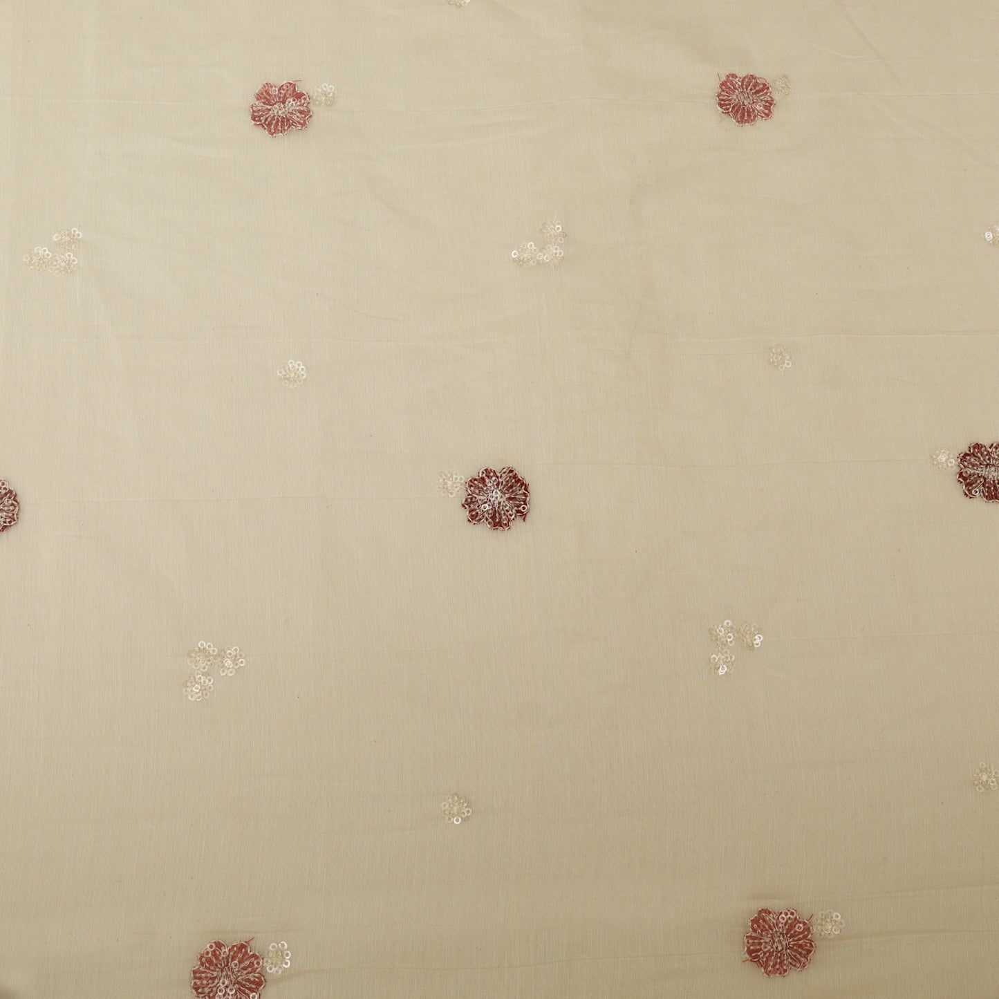Chanderi Embroidery Fabric