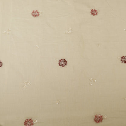 Chanderi Embroidery Fabric