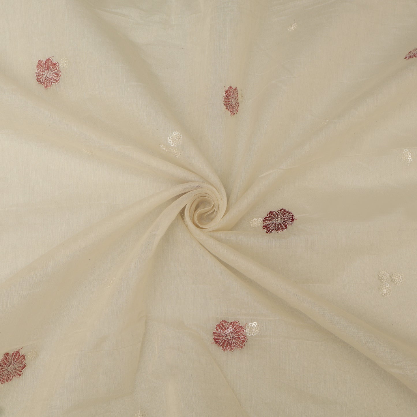 Chanderi Embroidery Fabric
