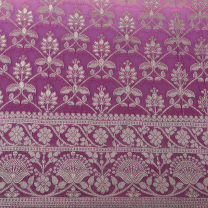 Shaded Tissue Zari Embroidery Fabric