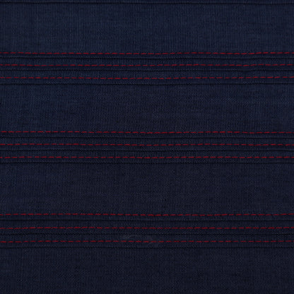 Blue Color Denim Stripe Fabric