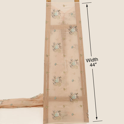 Mul Chanderi Border Embroidery