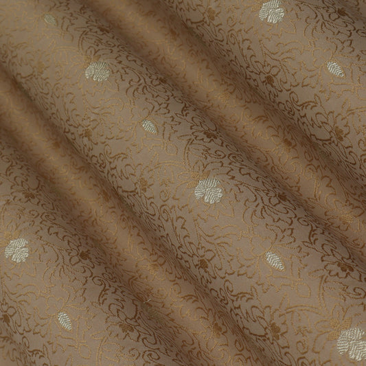 Beige Color Tanchui Brocade Fabric