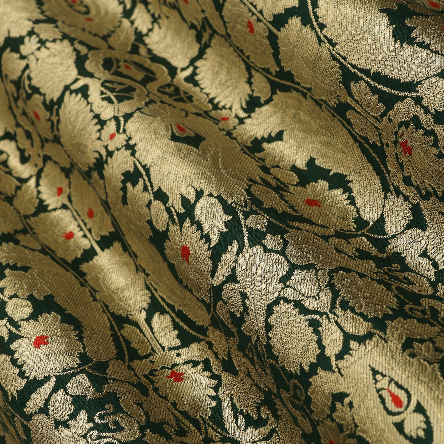 Bottle Green Khimkhab Brocade