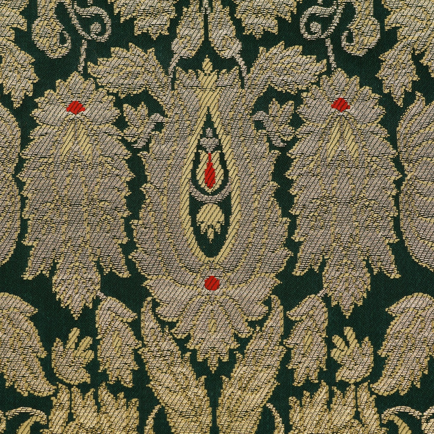 Bottle Green Khimkhab Brocade