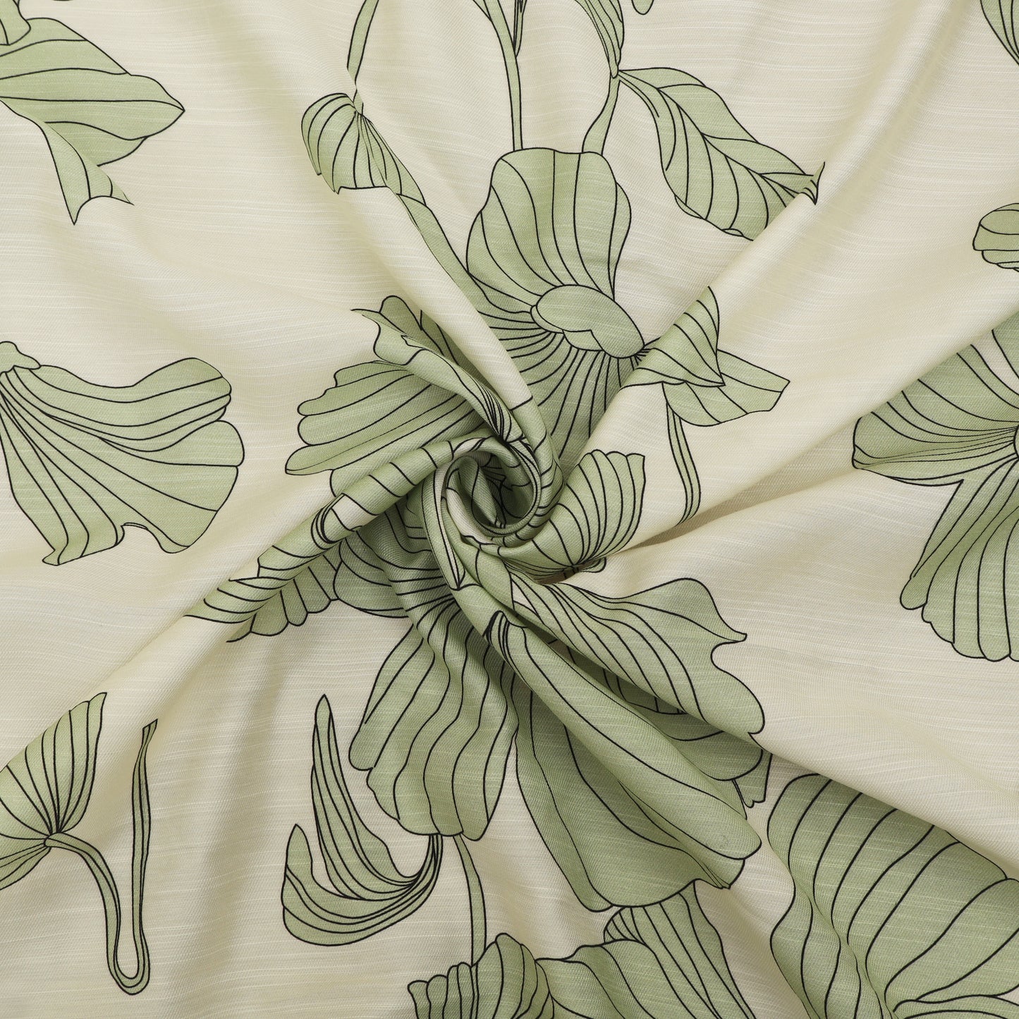 Linen Print Fabric