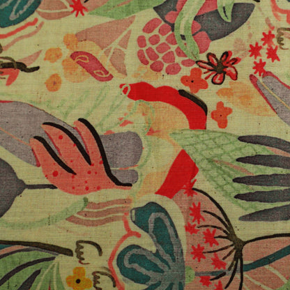 Colored Color Glace Cotton Print Fabric