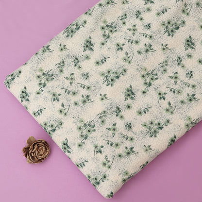 Net Chikan Embroidery Fabric