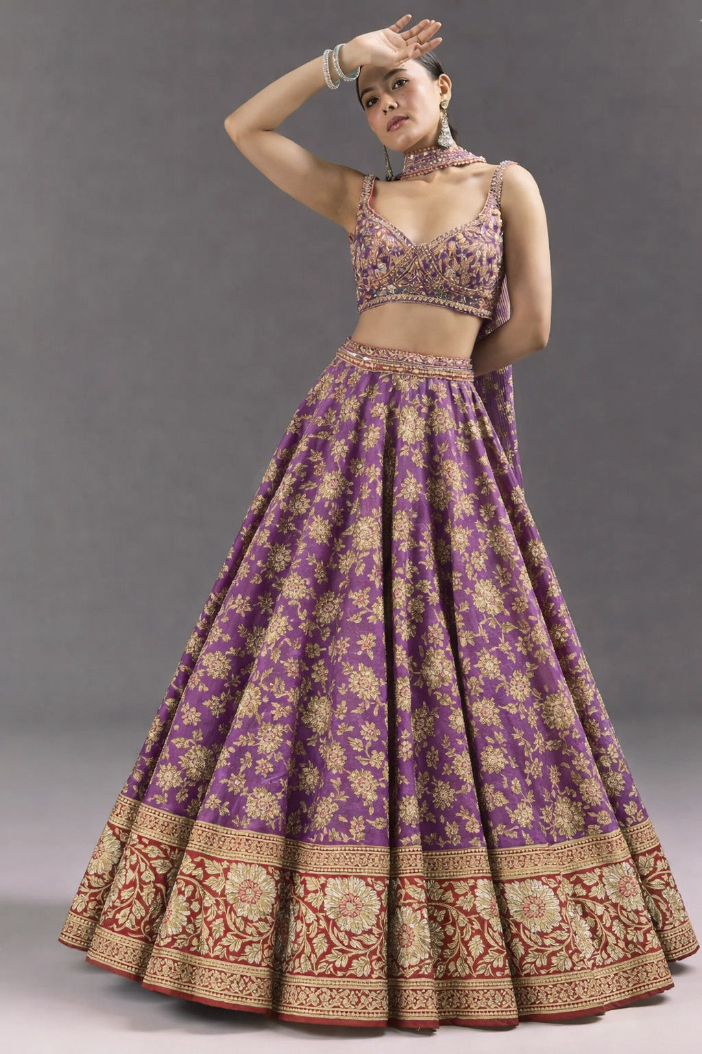 Kadwa Brocade Fabric