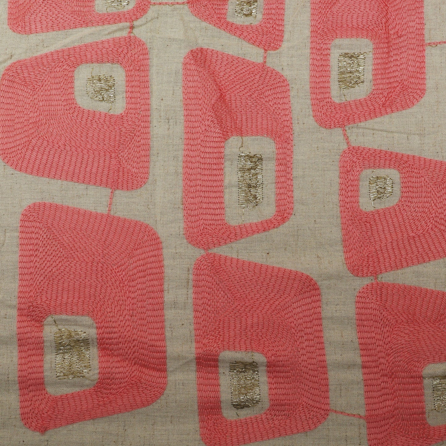 Colored Linen Embroidery Fabric