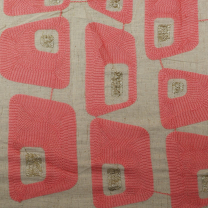 Colored Linen Embroidery Fabric