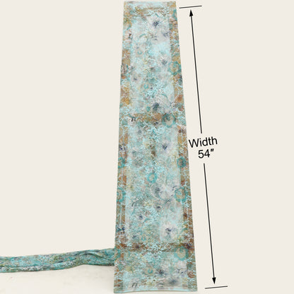 Chantilly Net Embroidered Fabric